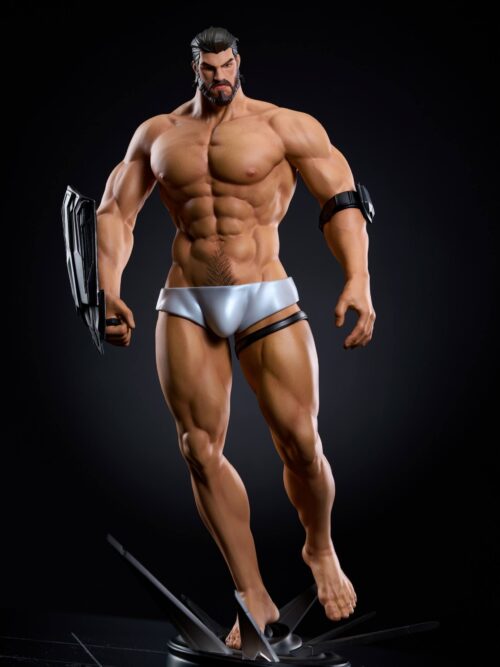 1/6 Scale Hyper-Real Male Art Statue GK Resin Statue