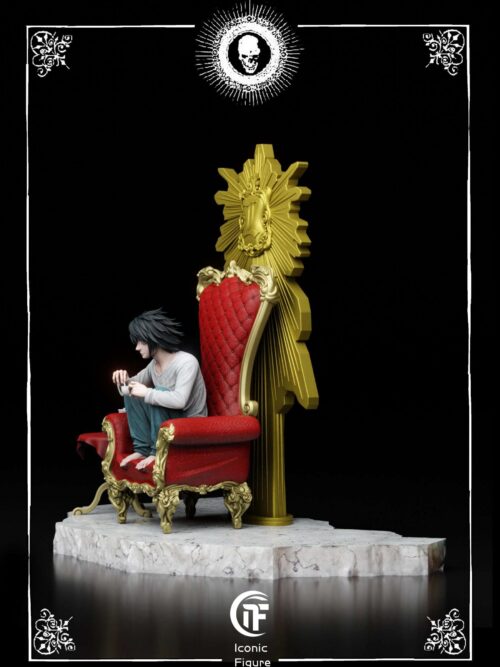 Light Yagami And Ryuk & L GK Resin Statue