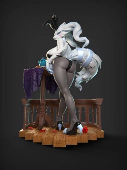 White Dragon Furry Fandom GK Resin Statue