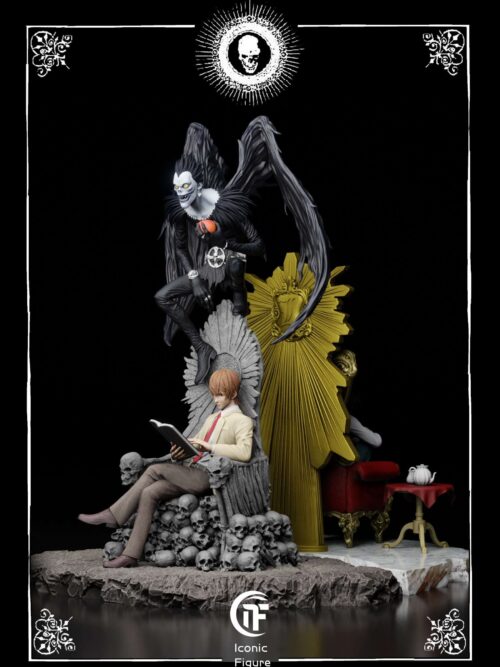 Light Yagami And Ryuk & L GK Resin Statue