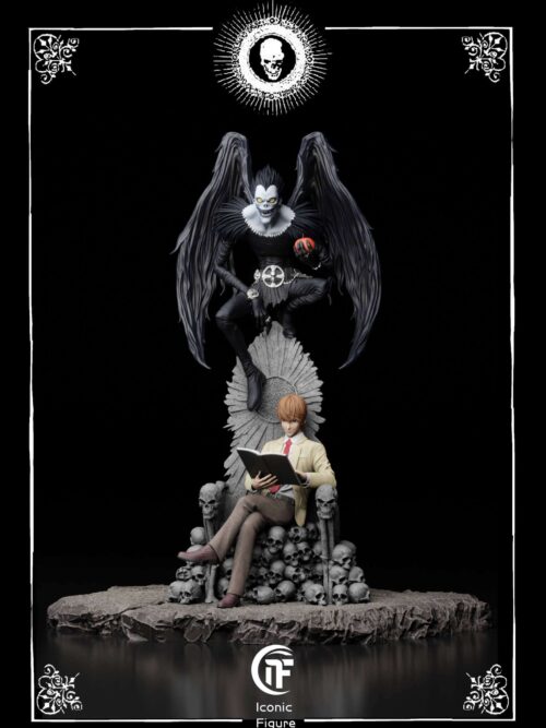 Light Yagami And Ryuk & L GK Resin Statue