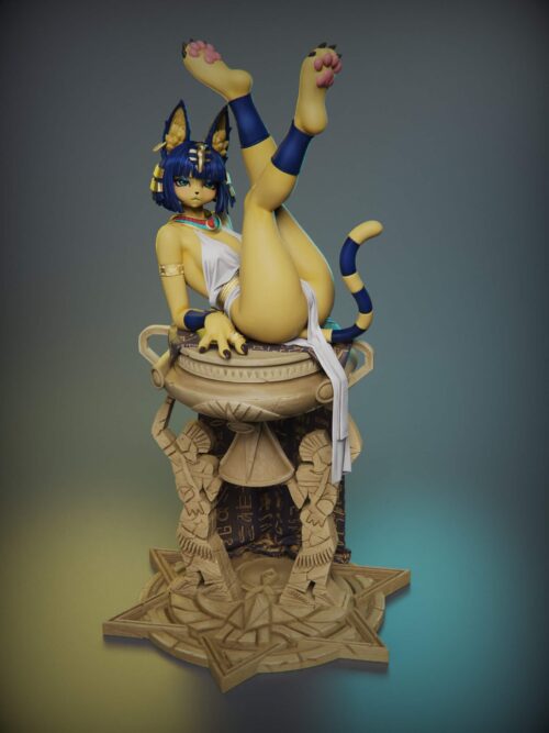 Animal Crossing Egyptian Cat Ankha GK Resin Statue
