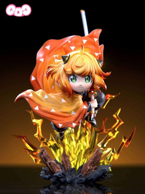 Anya Cosplay Zenitsu Agatsuma GK Resin Statue