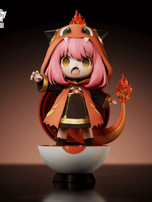 Anya Cosplay Charizard GK Resin Statue