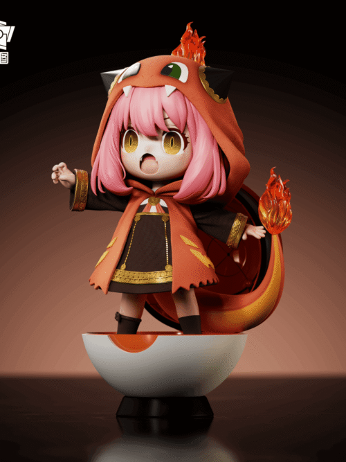 Anya Cosplay Charizard GK Resin Statue