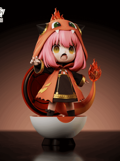 Anya Cosplay Charizard GK Resin Statue