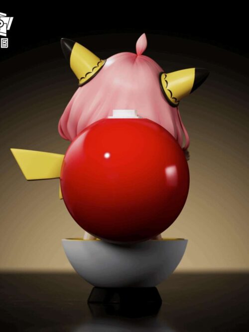 Anya Cosplay Pikachu GK Resin Statue