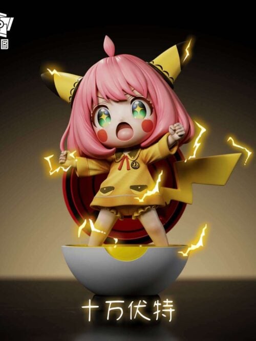 Anya Cosplay Pikachu GK Resin Statue