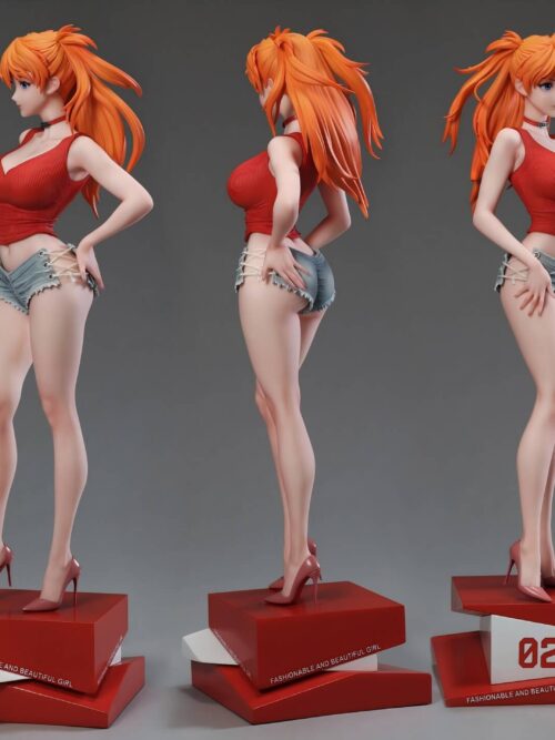 Asuka Langley Soryu Summer Girlfriend Series GK Resin Statue