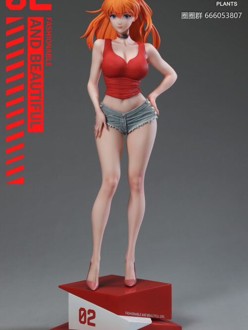 Asuka Langley Soryu Summer Girlfriend Series GK Resin Statue