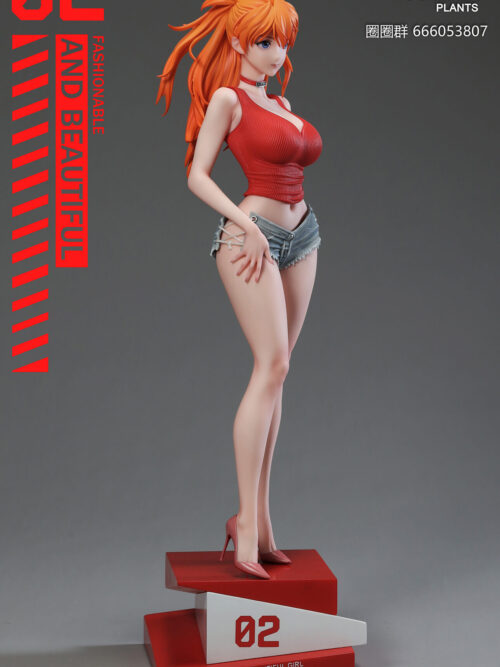 Asuka Langley Soryu Summer Girlfriend Series GK Resin Statue