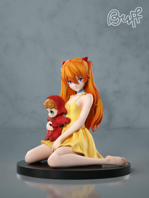 Asuka with Hand Puppet GK Resin Statue