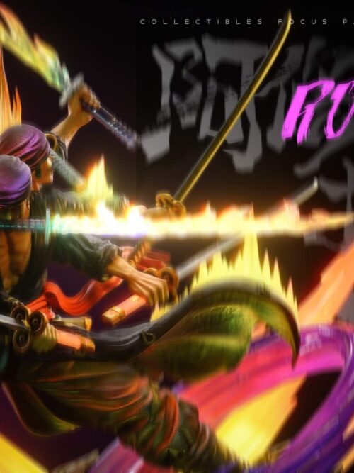 Asura: Draw-and-Death — Demon Aura Nine-Sword Style Zoro GK Resin Statue