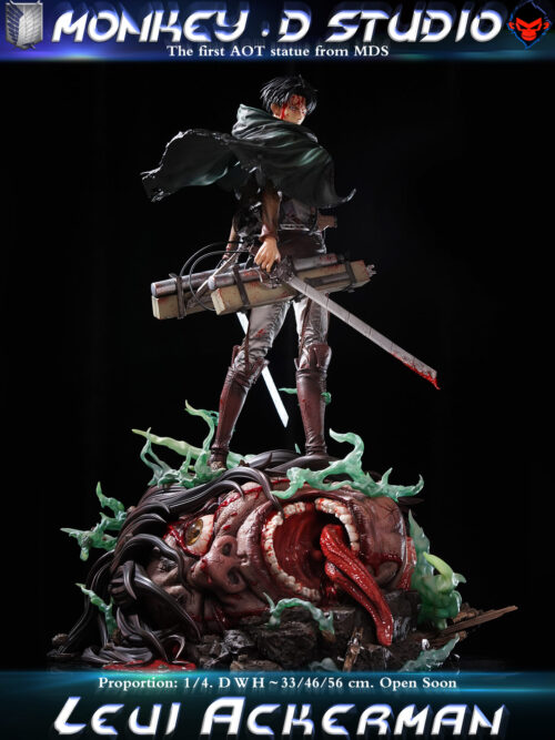 Attack on Titan Captain Levi Ackerman GK Resin Statue