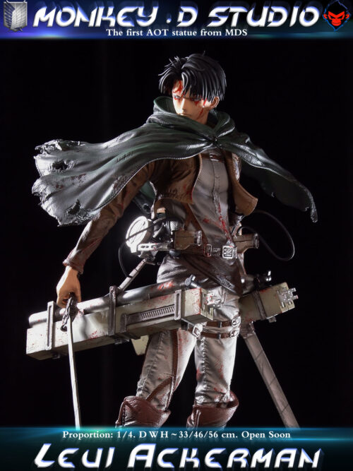 Attack on Titan Captain Levi Ackerman GK Resin Statue