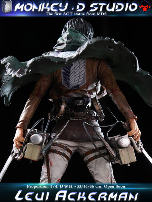 Attack on Titan Captain Levi Ackerman GK Resin Statue