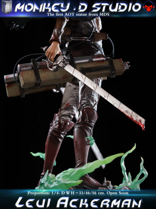 Attack on Titan Captain Levi Ackerman GK Resin Statue