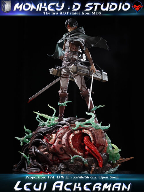 Attack on Titan Captain Levi Ackerman GK Resin Statue