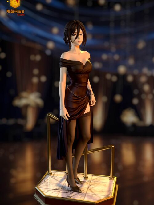 Attack on Titan Midnight Banquet Series #1 Mikasa Ackerman GK Resin Statue