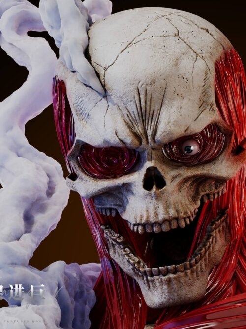 Attack on Titan Where the Left Hand Goes: Eren & Skeleton Attack Titan GK Resin Statue