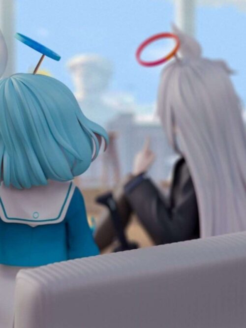 Plana And Arona GK Resin Statue