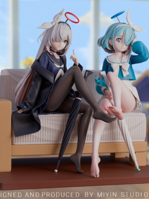 Plana And Arona GK Resin Statue