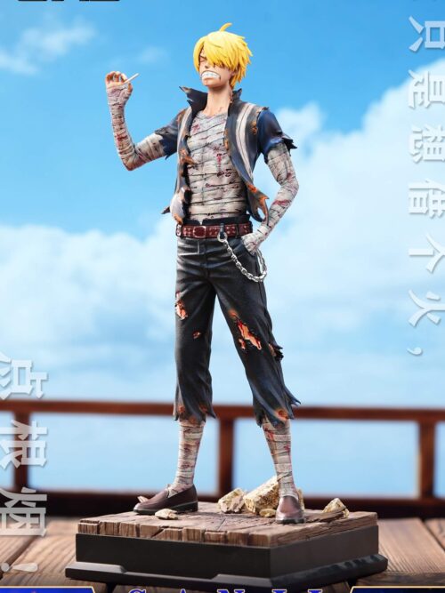 Battle Damage Series Vol. 2: Skypiea Sanji GK Resin Statue