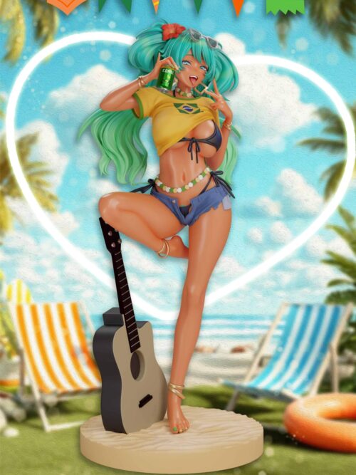 Brazil Miku GK Resin Statue