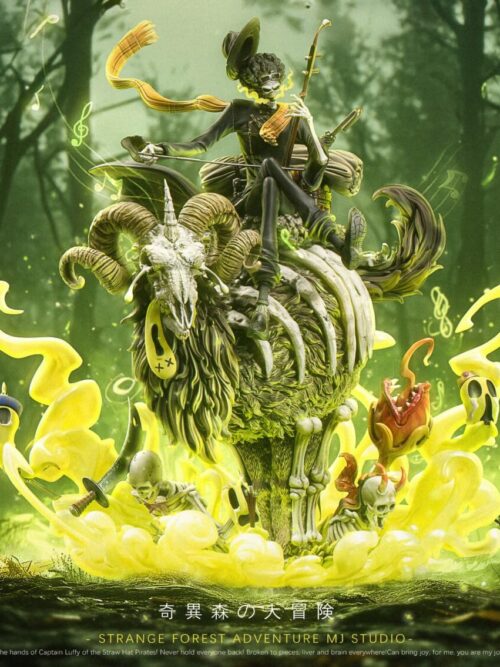 Brook & Skeleton?Ram GK Resin Statue