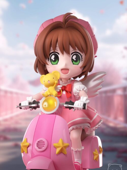 Cardcaptor Sakura Sakura on Motorcycle GK Resin Statue