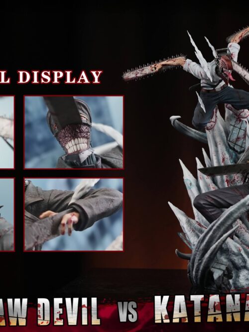 Denji vs Katana Devil GK Resin Statue