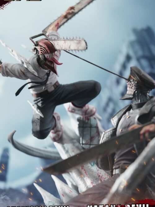 Denji vs Katana Devil GK Resin Statue