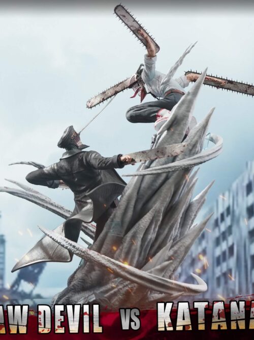 Denji vs Katana Devil GK Resin Statue