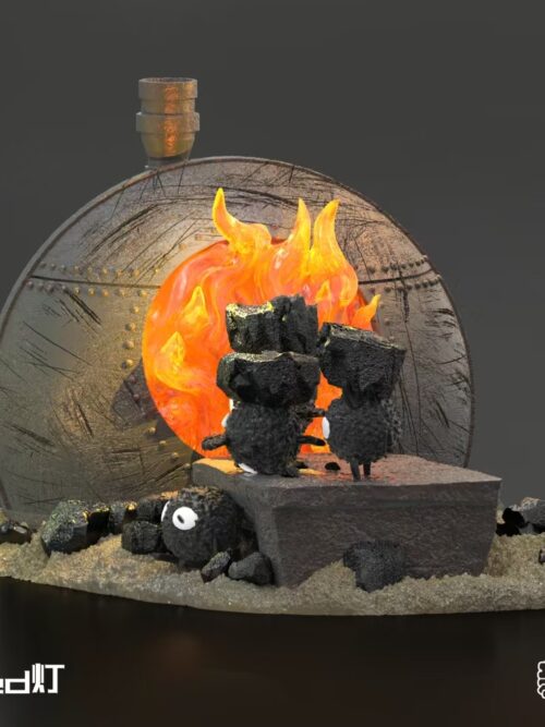 Coal-Carrying Soot Sprites GK Resin Statue
