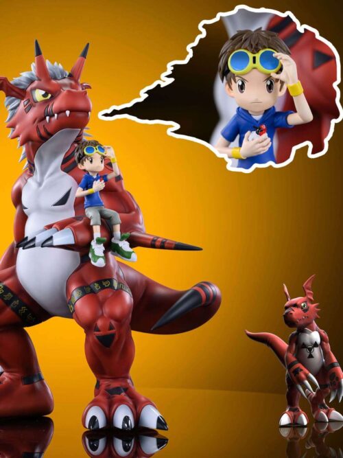 Growmon And Takato Matsuda GK Resin Statue