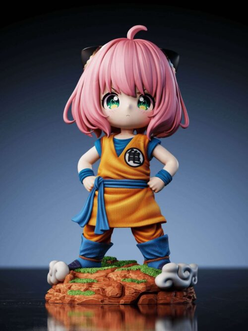 Anya Cosplay Turtle School GK Resin Statue