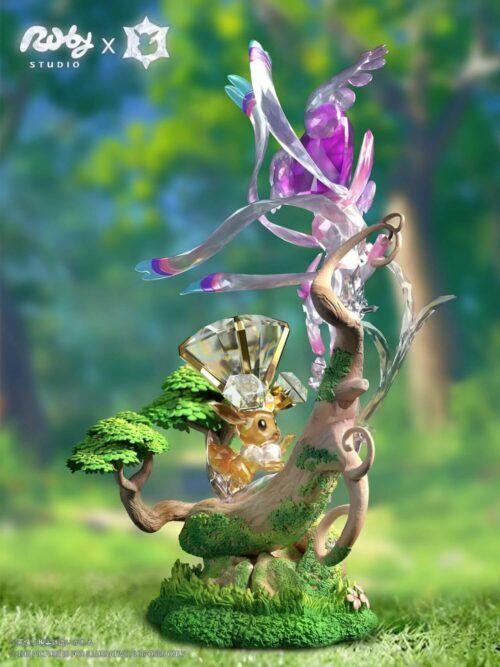 Terastal Forest of Eevee Miracle Shine GK Resin Statue