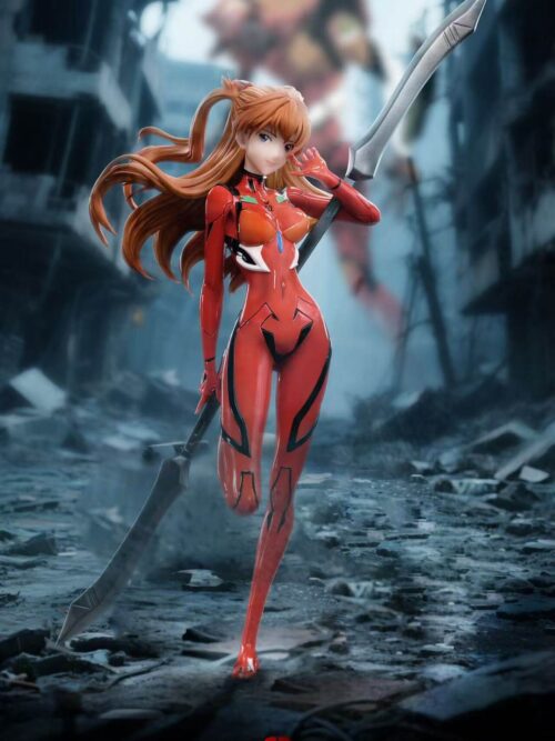 Combat Plug Suit Asuka Langley GK Resin Statue