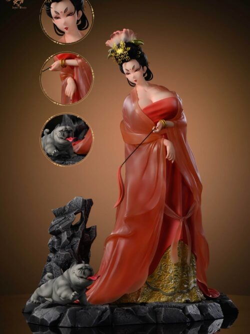 Court Ladies Adorning Their Hair with Flowers GK Resin Statue