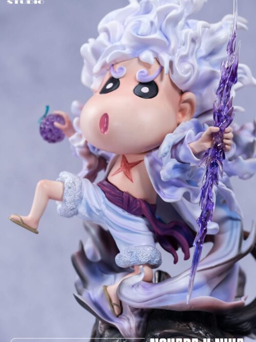 Crayon Shin-chan cos Nika Luffy GK Resin Statue