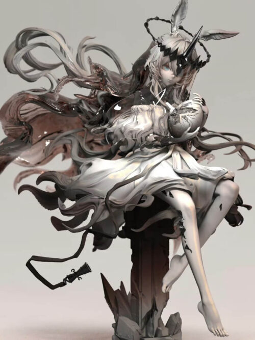 Demon King Amiya End Movement GK Resin Statue