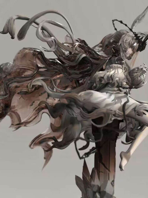 Demon King Amiya End Movement GK Resin Statue