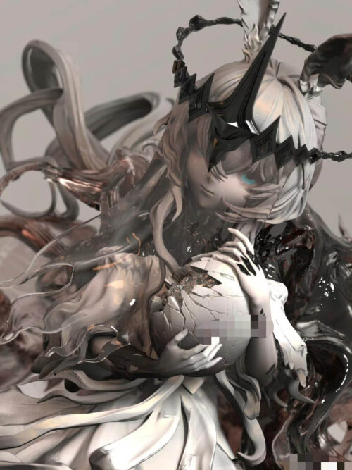 Demon King Amiya End Movement GK Resin Statue