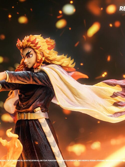 Demon Slayer Nine Hashira Series Flame Hashira Rengoku Kyojuro GK Resin Statue