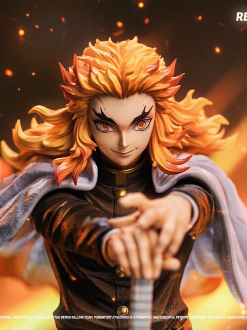 Demon Slayer Nine Hashira Series Flame Hashira Rengoku Kyojuro GK Resin Statue