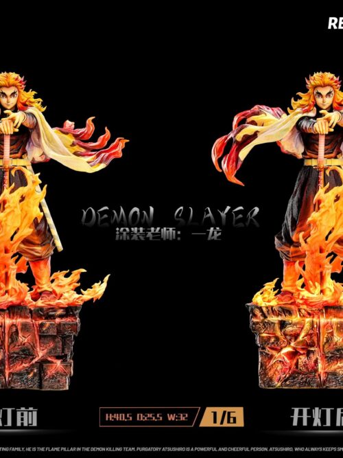 Demon Slayer Nine Hashira Series Flame Hashira Rengoku Kyojuro GK Resin Statue
