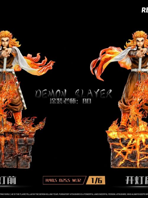 Demon Slayer Nine Hashira Series Flame Hashira Rengoku Kyojuro GK Resin Statue