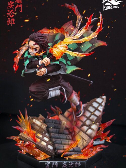 Demon Slayer Sun Breathing Kamado Tanjiro GK Resin Statue