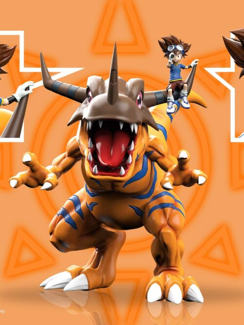 Digimon Generation 1 Riding Posture Series #4 Greymon & Yagami Taichi GK Resin Statue