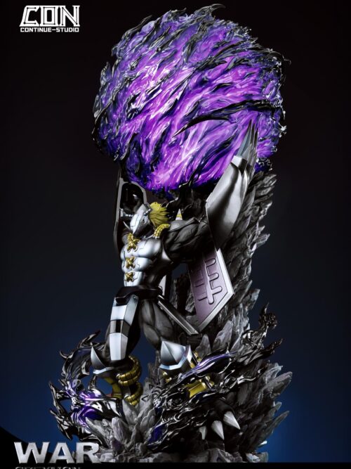 Digimon Light Sculpture Scene Series #1 War Greymon Gaia Energy Cannon GK Resin Statue